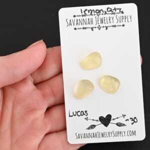 Rose Cut Lemon Quartz Cabochons – Lucas