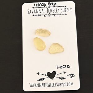 Rose Cut Lemon Quartz Cabochons – Lucia