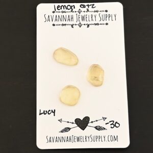 Rose Cut Lemon Quartz Cabochons – Lucy