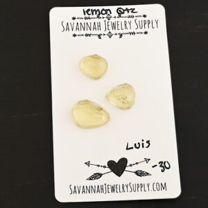 Rose Cut Lemon Quartz Cabochons – Luis