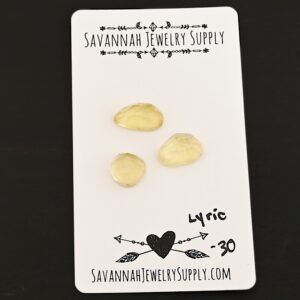 Rose Cut Lemon Quartz Cabochons – Lyric
